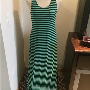 Striped maxi dress